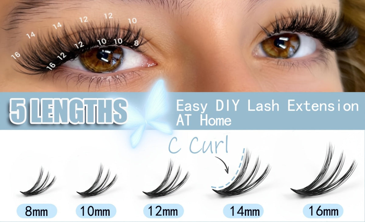 800-Piece 30D and 40D Lash Cluster Kit with Mixed 8–16mm Lengths, Bond-Seal Tube and Tweezers — image 14