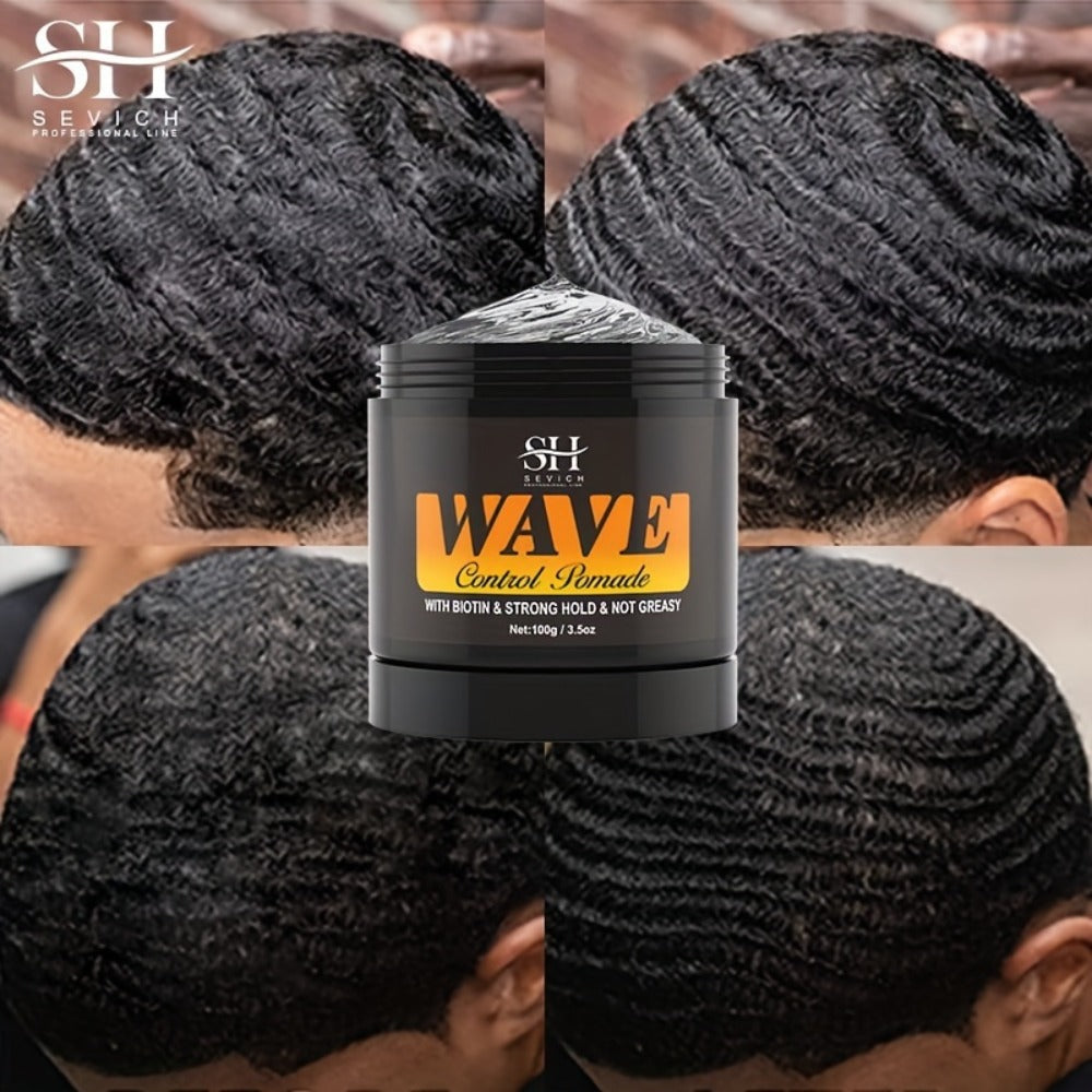 Wave Pomade Set for Men 360 Waves, Glycerin Formula Silky Shine, 4-Piece or 5-Piece Bundle with Silky Durag & Wave Brush — im