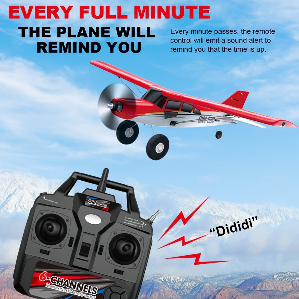 Brushless Fixed Wing RC Plane 6-Channel 6-Axis Gyro 3D Aerobatic Stunts 2 Batteries Included — image 8