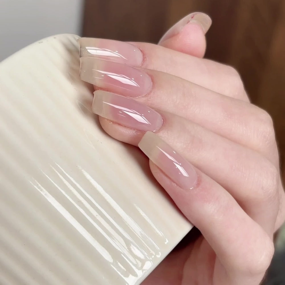 Gel Nail Polish 4-Piece Nude-Pink Frame-Bottle Set with Opaque Shades 05, 06, 08 and 17 for Manicures — image 12