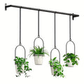 Hanging Planter | Adjustable Metal Wall Rack Indoor Herb Window Pot — image 1