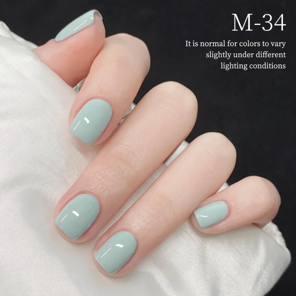 Gel Nail Polish Set with XEIJAYI Label, 6 Peacock Sky Sapphire and Navy Blue Colors for UV LED Cure — image 3
