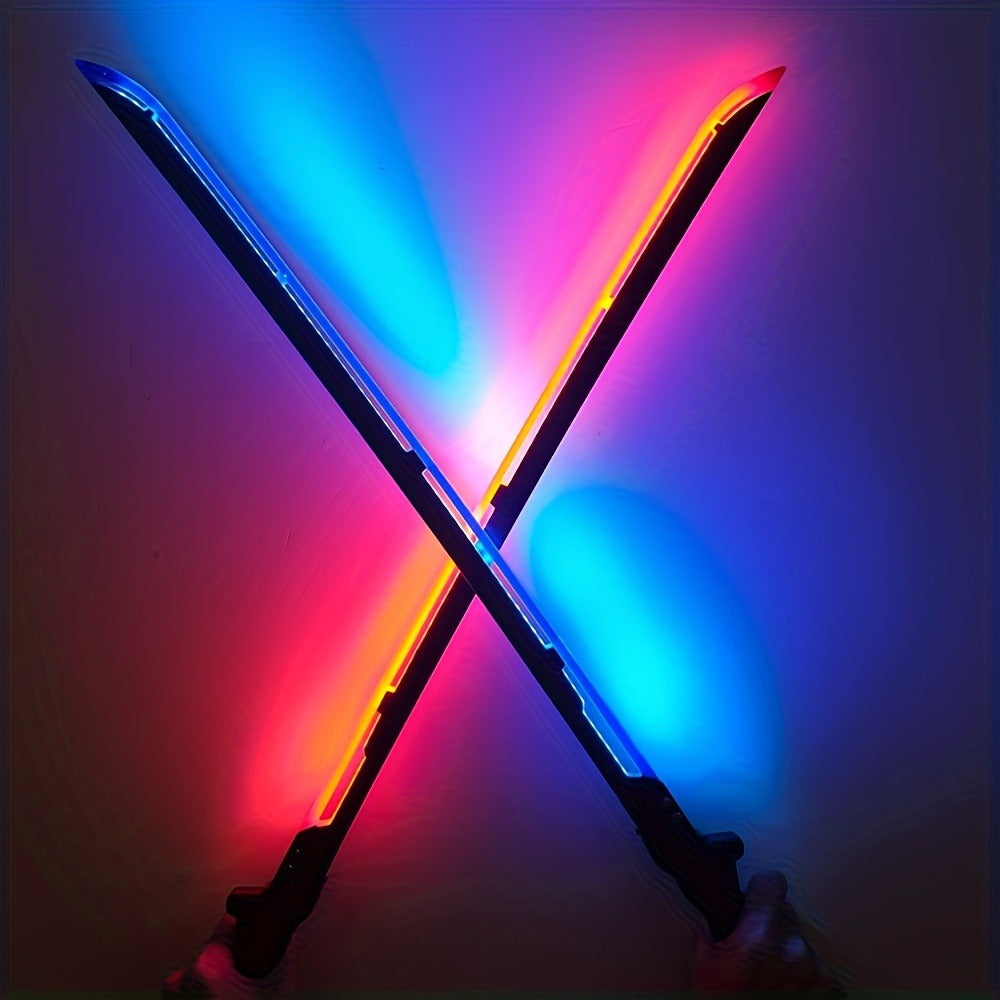 LED Cyberpunk Katana Prop 80cm Acrylic Luminous with the Listed Color, Size or Set Options for Everyday Use — image 13