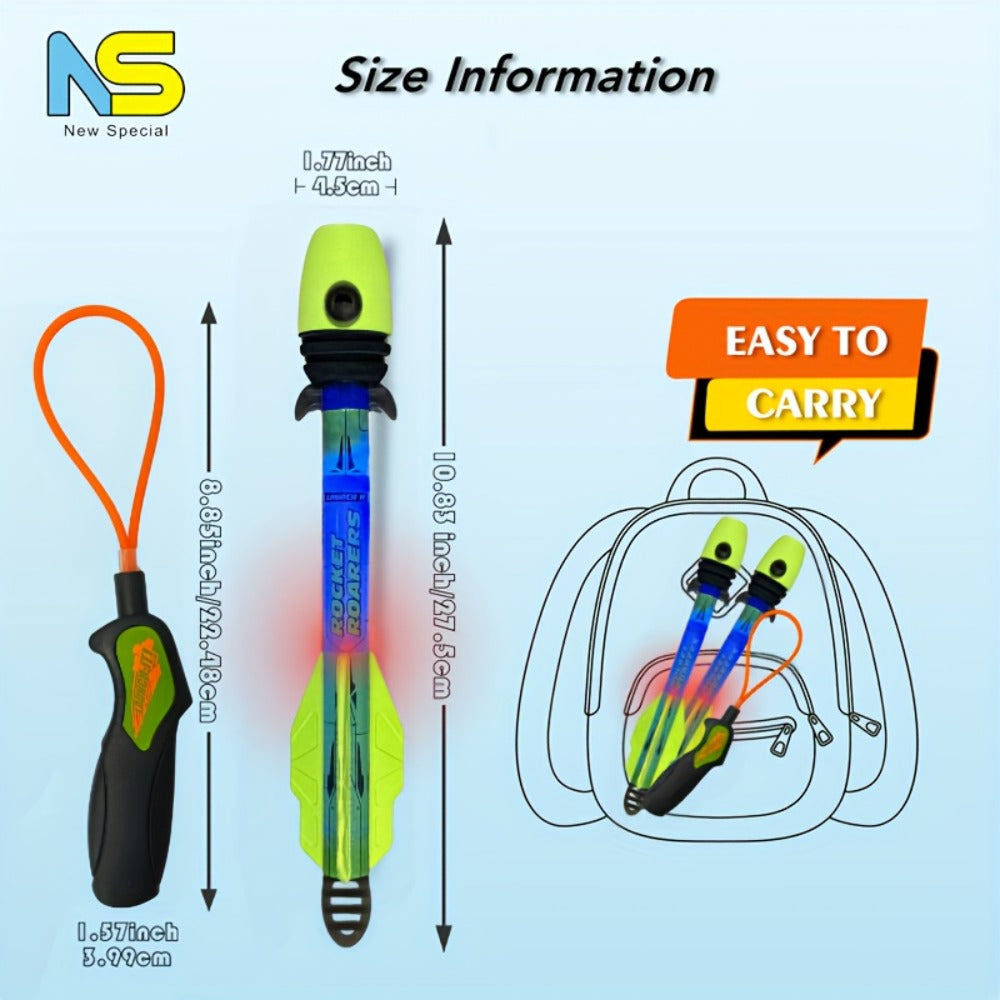 LED Rocket Launcher Toy for Kids, Soars Up to 250 Feet with the Listed Color, Size or Set Options for Everyday Use — image 10