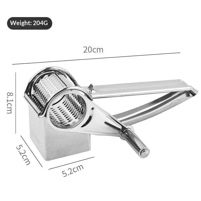 Stainless Steel Manual Rotary Cheese Grater
