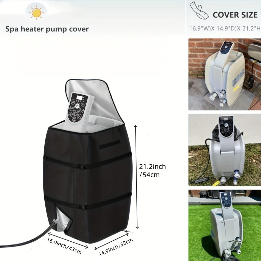 Hot Tub Pump Cover Insulated for Garden, Patio and Yard Use, with the Listed Configuration — image 4