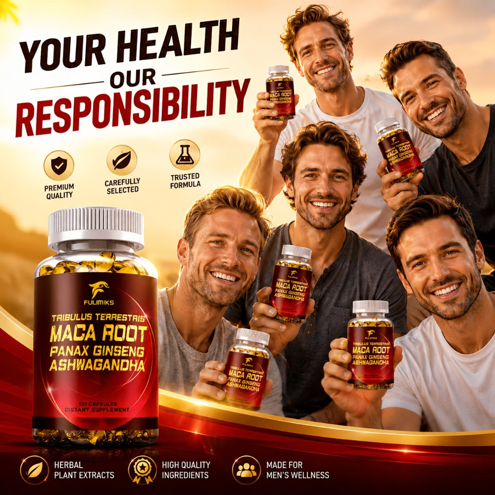 Tribulus and Maca Men's Health Supplement Vegetable Capsules, 120 Count in One Labeled Bottle — image 7