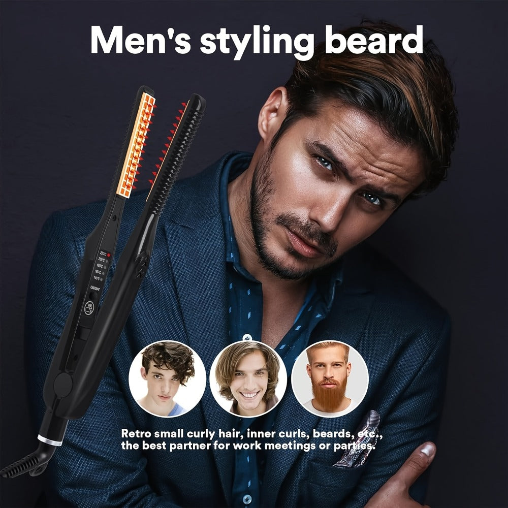 Mini Hair Straightener with 29.5cm Body and Digital Heat Display — image 8