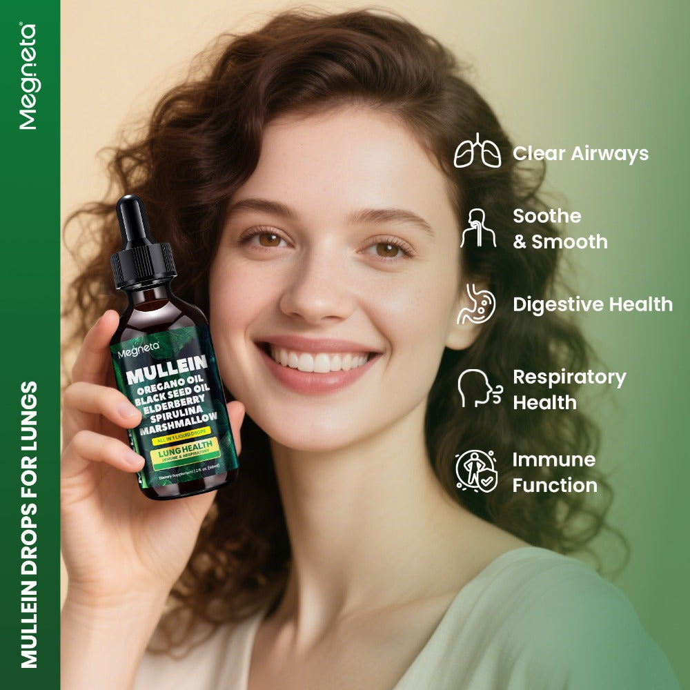 Mullein Leaf Liquid Drops for Lung Health & Respiratory Support, Natural Herbal Formula for Breathing Comfort — image 10