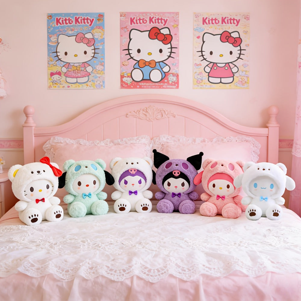 Plush Toy Big-Eared Puppy Character Doll in White, Blue Jade or Pudding Color Styles for Collecting — image 3