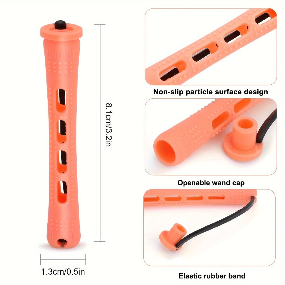 Soft Foam Perm Rods, 50pcs Heatless Hair Rollers with Comb for Curls and Waves — image 4