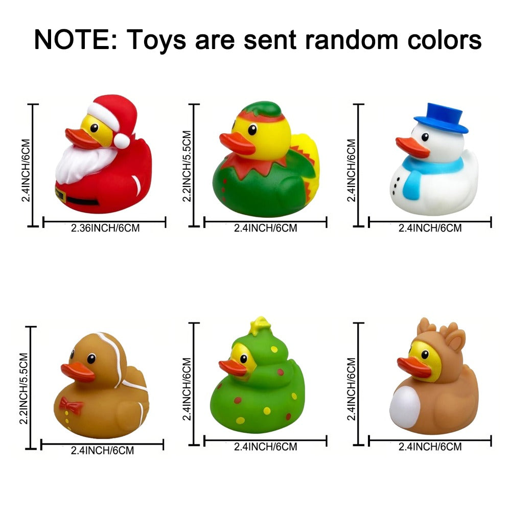 Light Up Duck Bath Toys for Toddlers, Color-Changing Floating Rubber Ducks, Sensory Water Bath Time Toys for Boys & Girls — i
