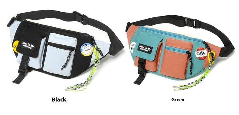 Men's Casual Crossbody Sports Canvas Waist Bag