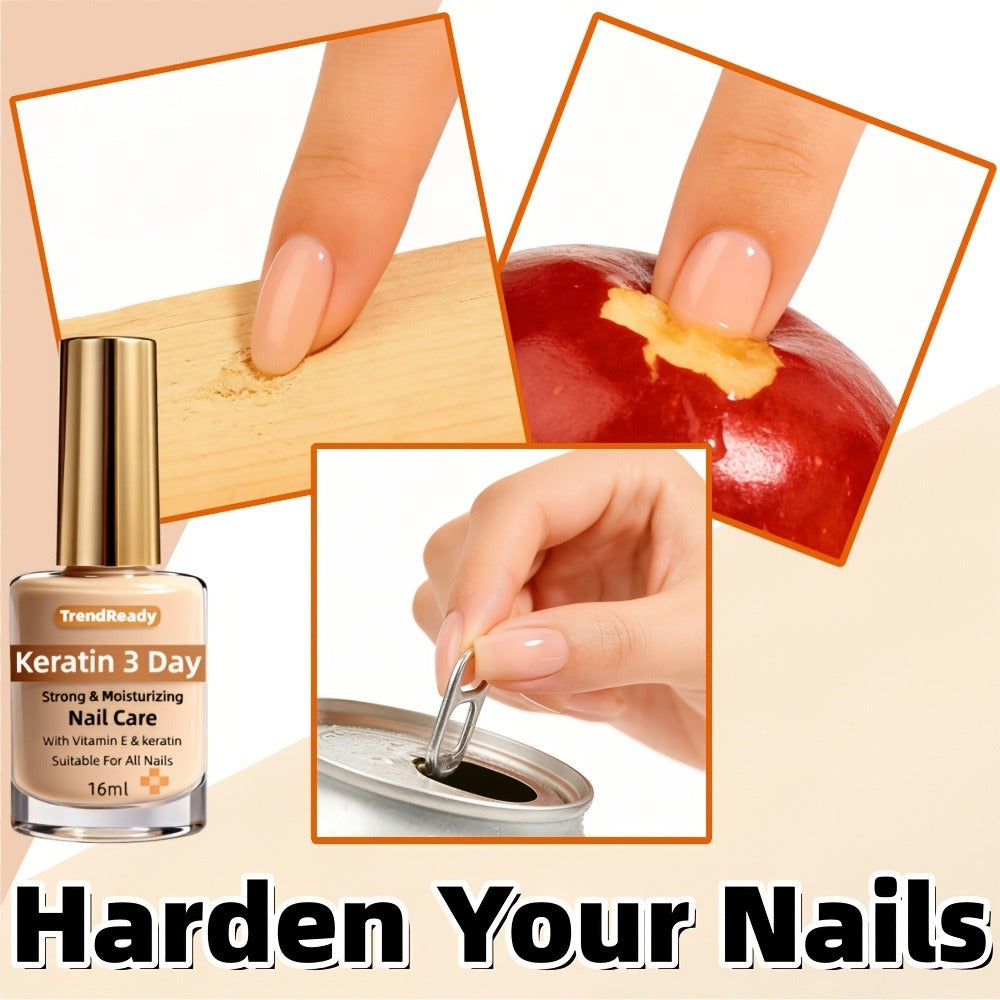 Gold-Cap Nail Care Coating in 16 ml Bottles with Two- or Four-Piece Quantity Options and Beige Labels — image 6
