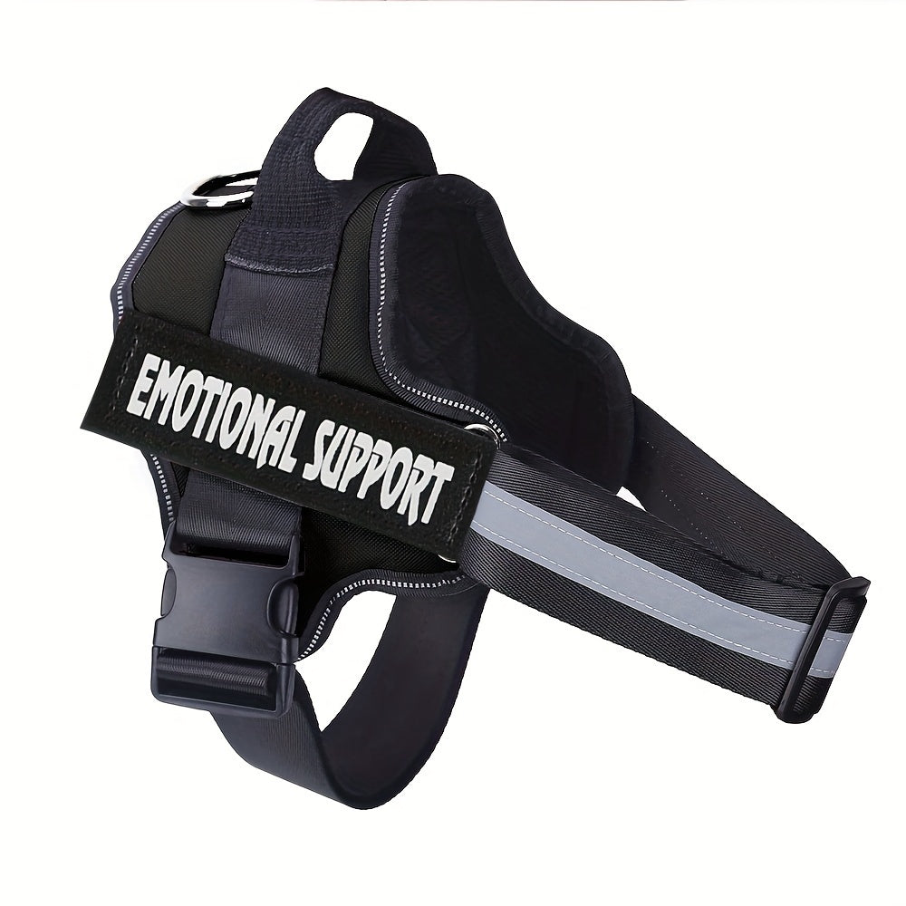 Emotional-Support Patch Dog Harness with Top Handle in Eleven Colors and XS-to-XXL Sizes Pictured — image 24