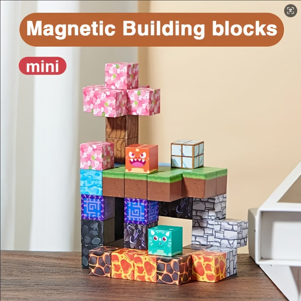 Magnetic Tiles Building Blocks for Kids 100PCS 210PCS, ABS Magnetic with the Listed Color, Size or Set Options for Everyday U