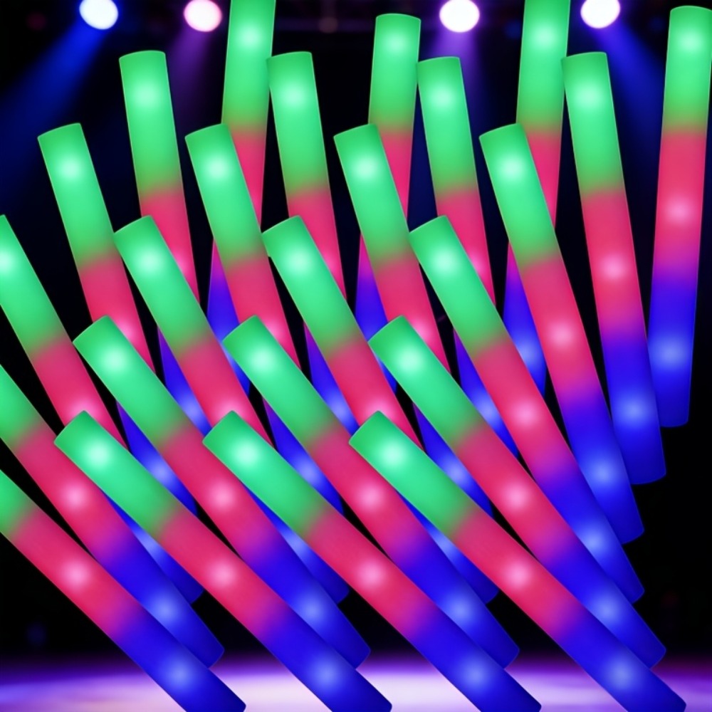 LED Light Up Foam Glow Wands 27/30 Pack with the Listed Color, Size or Set Options for Everyday Use — image 6