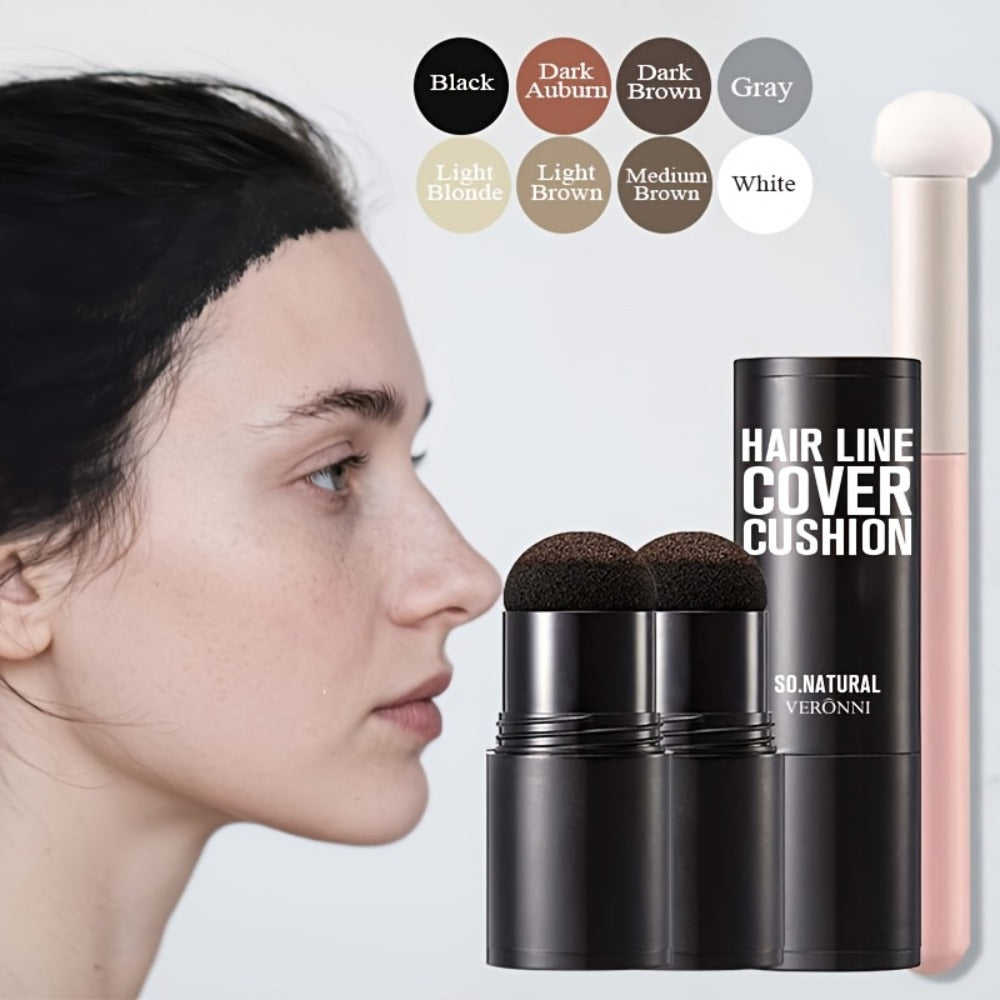 Root Touch Up Powder Stick with Brush – Instant Hair Root Concealer & Eyebrow Filler | Concentrated Paste Formula for Targete