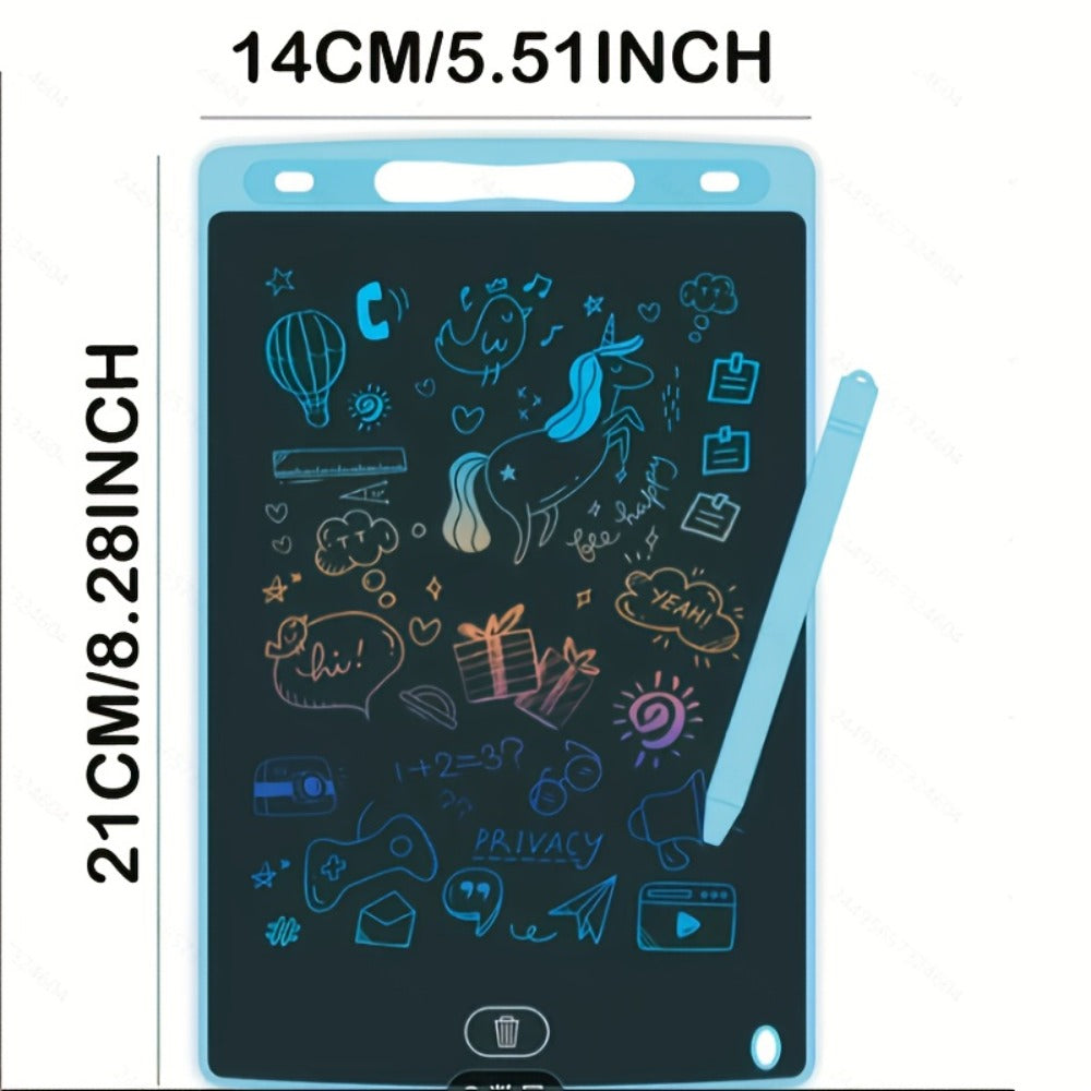 8.2-Inch LCD Writing Tablet with Stylus and Pink or Blue Checkout Color Options for Drawing and Notes — image 3