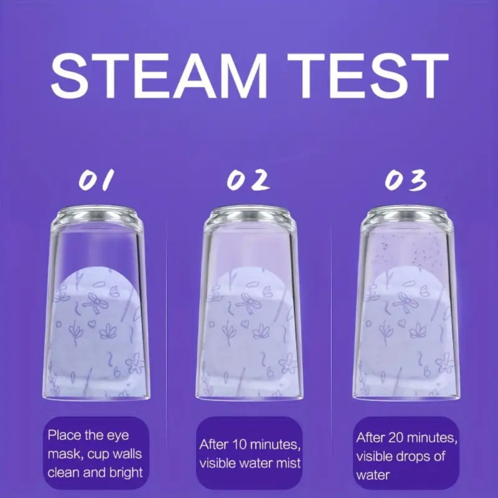Steam Eye Mask in a Self-Heating Lavender Aromatherapy Design for Warm Compress Dry Eyes Fatigue and Strain Relief — image 7