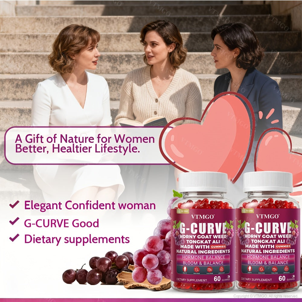 Women's Curve Enhancement Gummies with Maca Root Saw Palmetto Tribulus Terrestris L-Arginine — image 7