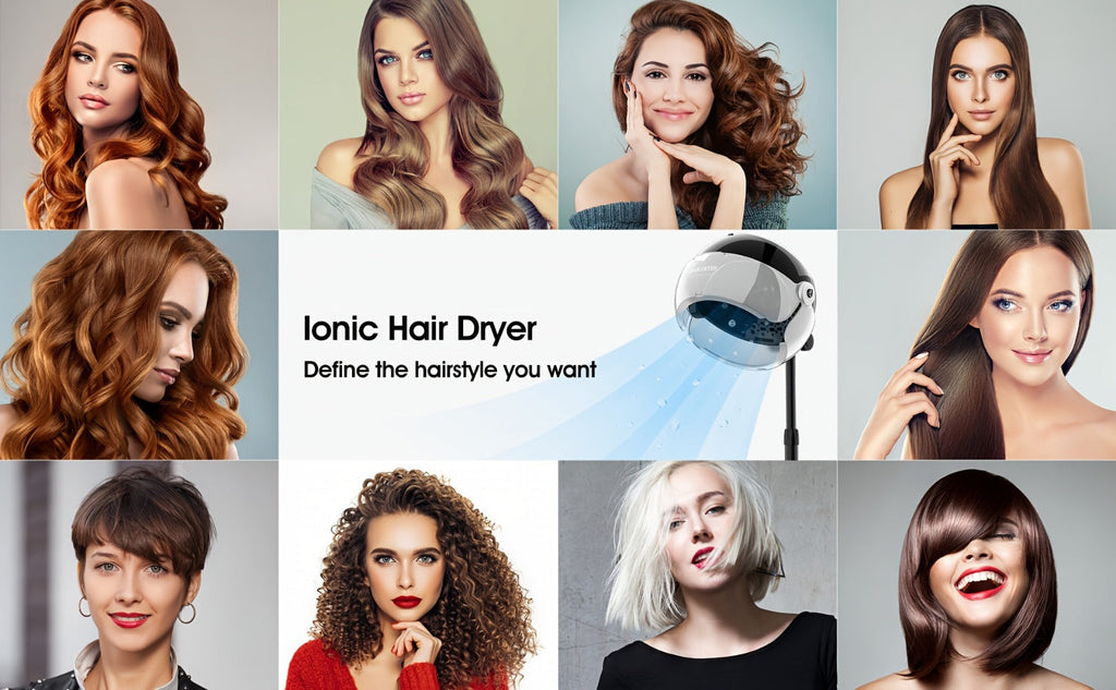 Ionic Floor-Standing Hooded Hair Dryer 1875W, Adjustable Height Professional Salon Hood Dryer for Deep — image 33