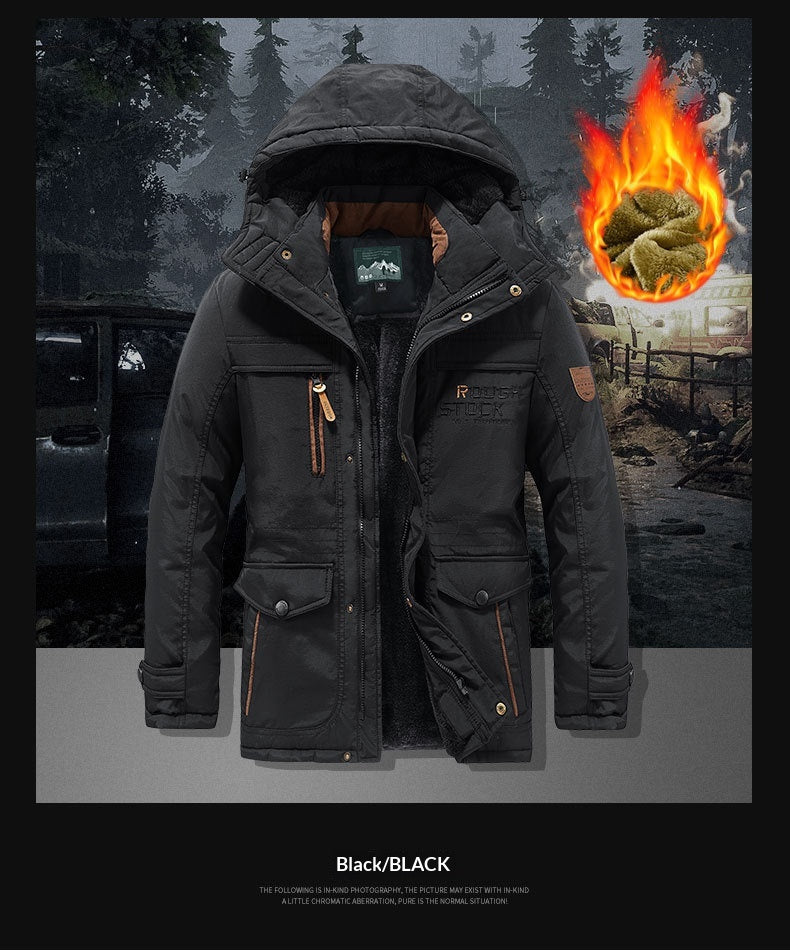 New Autumnwinter Mens Insulated Tactical Jacket