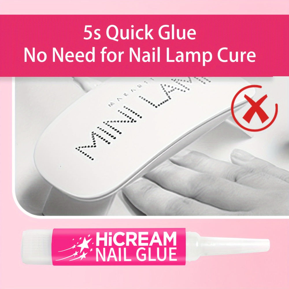 Nail Glue Set, MICHAN 14- or 28-Piece Configurations with 2ml Squeeze Tubes and Optional 7ml Brush Bottles — image 14