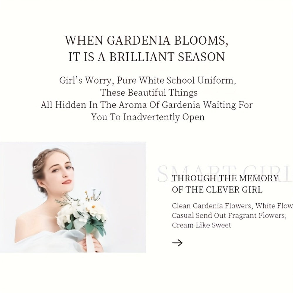 Eau de Toilette Gardenia Fragrance for Women 50ml Spray in Faceted Bottle and Floral Boxed Presentation — image 7
