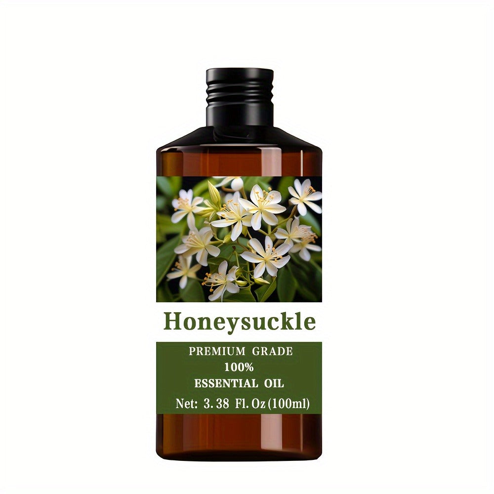 Essential Oil Honeysuckle Sweet Floral Aroma in 100ml Bottle for Diffuser, Massage, Meditation and Personal Care — image 3