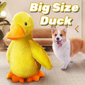 Dog Toy Large Yellow Duck Plush with Built-In Squeaker for Chew, Fetch, Tug and Cuddle Play — image 3