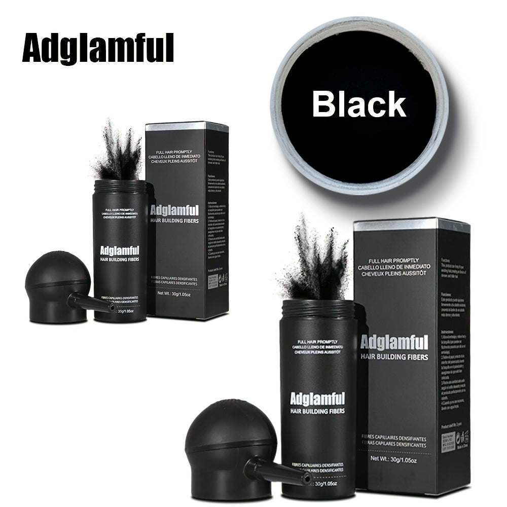 Hair Volumizing Fibers 2-in-1 Kit 30g x 2pcs - Instant Volume for Thinning & Sparse Hair, Fills Part Lines & Hairlines — imag