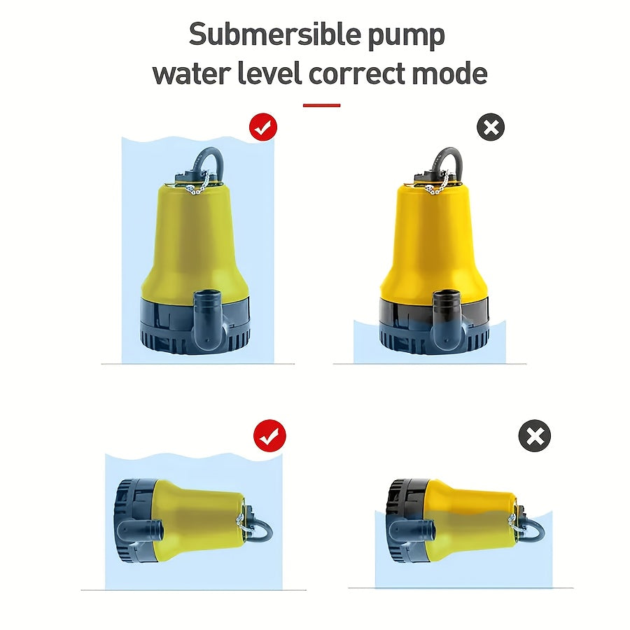 Submersible Pump, 12V DC Pond Garden Fish Tank RV Irrigation Lawn for Garden, Patio and Yard Use — image 10