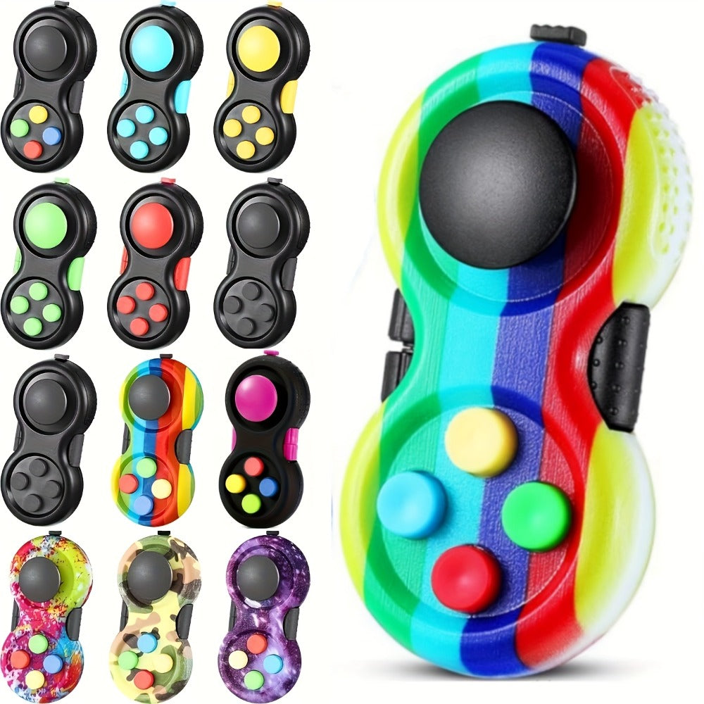 Handheld Fidget Controller Toy with Buttons, Roller, Switch and Seven-Color Checkout Assortment — image 8