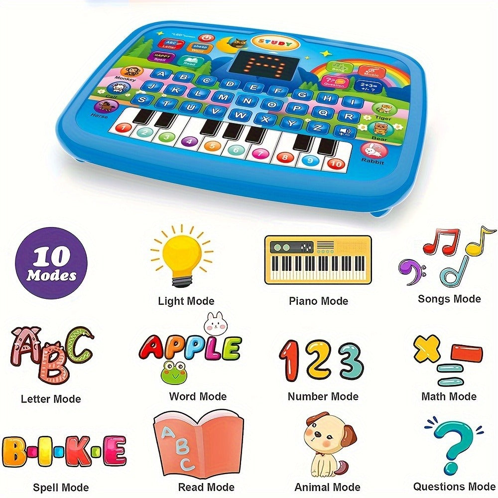 Educational Learning Machine for Kids with 2.2" Screen Alphabet Numbers Music Animals Piano Keys — image 15