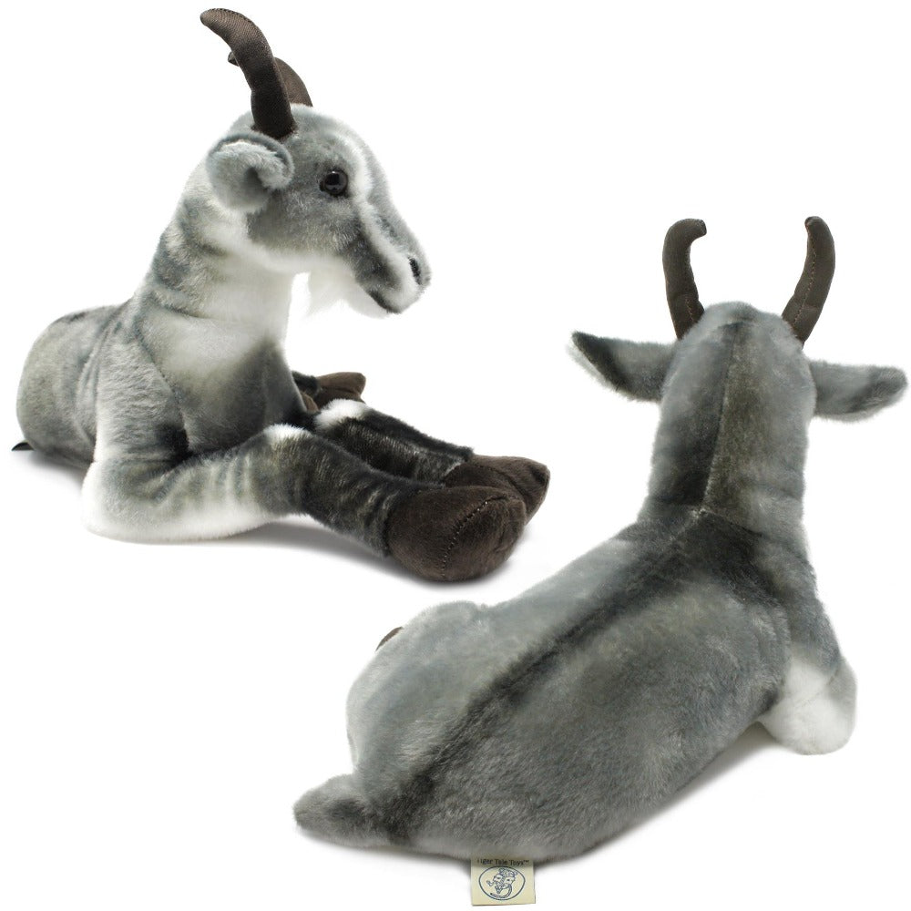 Stuffed Animal Patrick Pygmy Goat in 18-Inch Size with Acrylic Plush Fabric and Care for Character Display, Room Decor and Gi