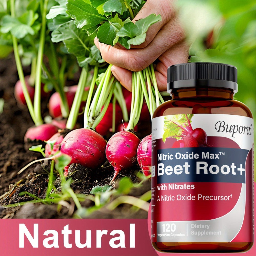 Dietary Supplement Beet Root Capsules with listed Nitrates, Black Pepper and Antioxidants, 120 Count — image 9