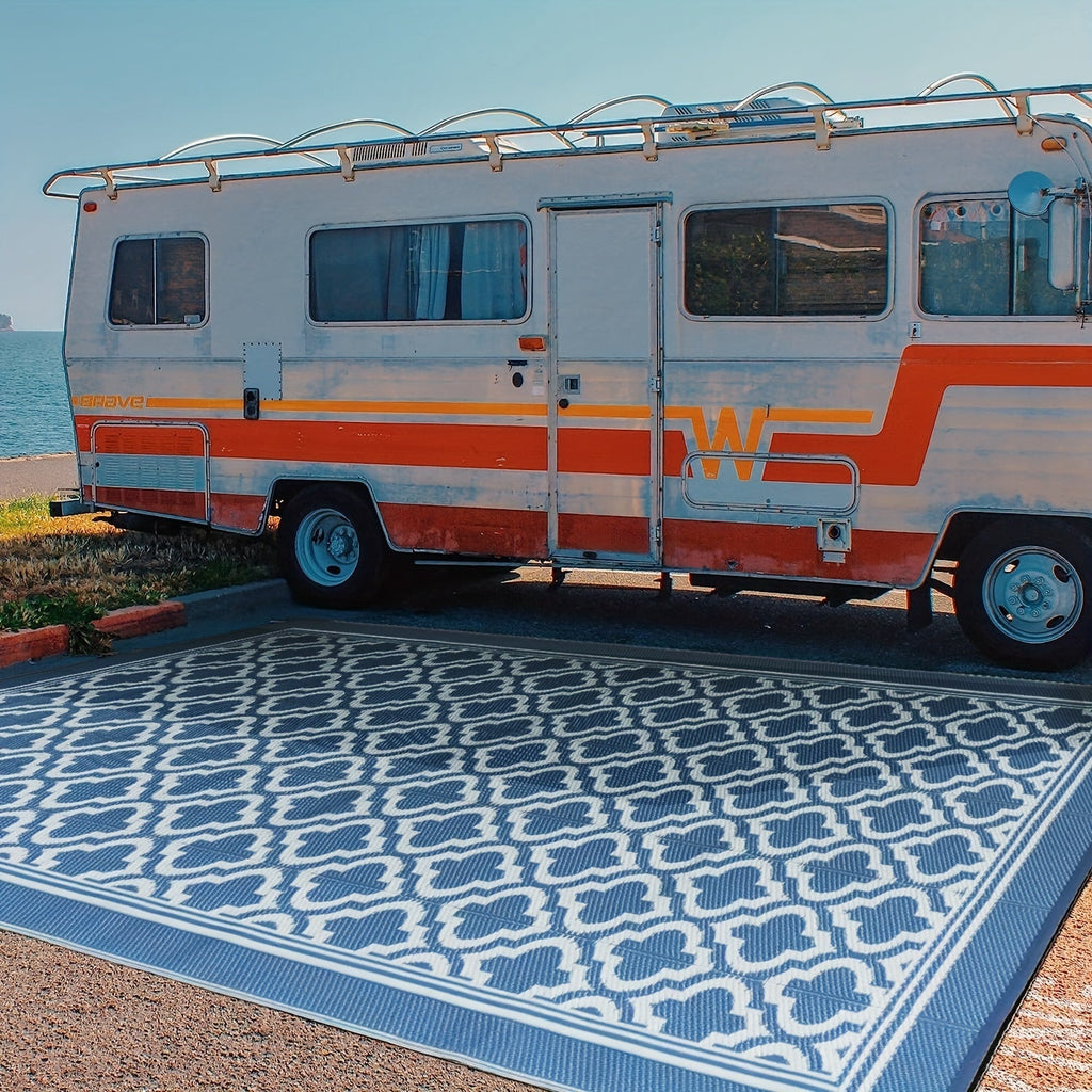 Outdoor Mat | Reversible Foldable Polypropylene RV Camping Patio Picnic — image 8