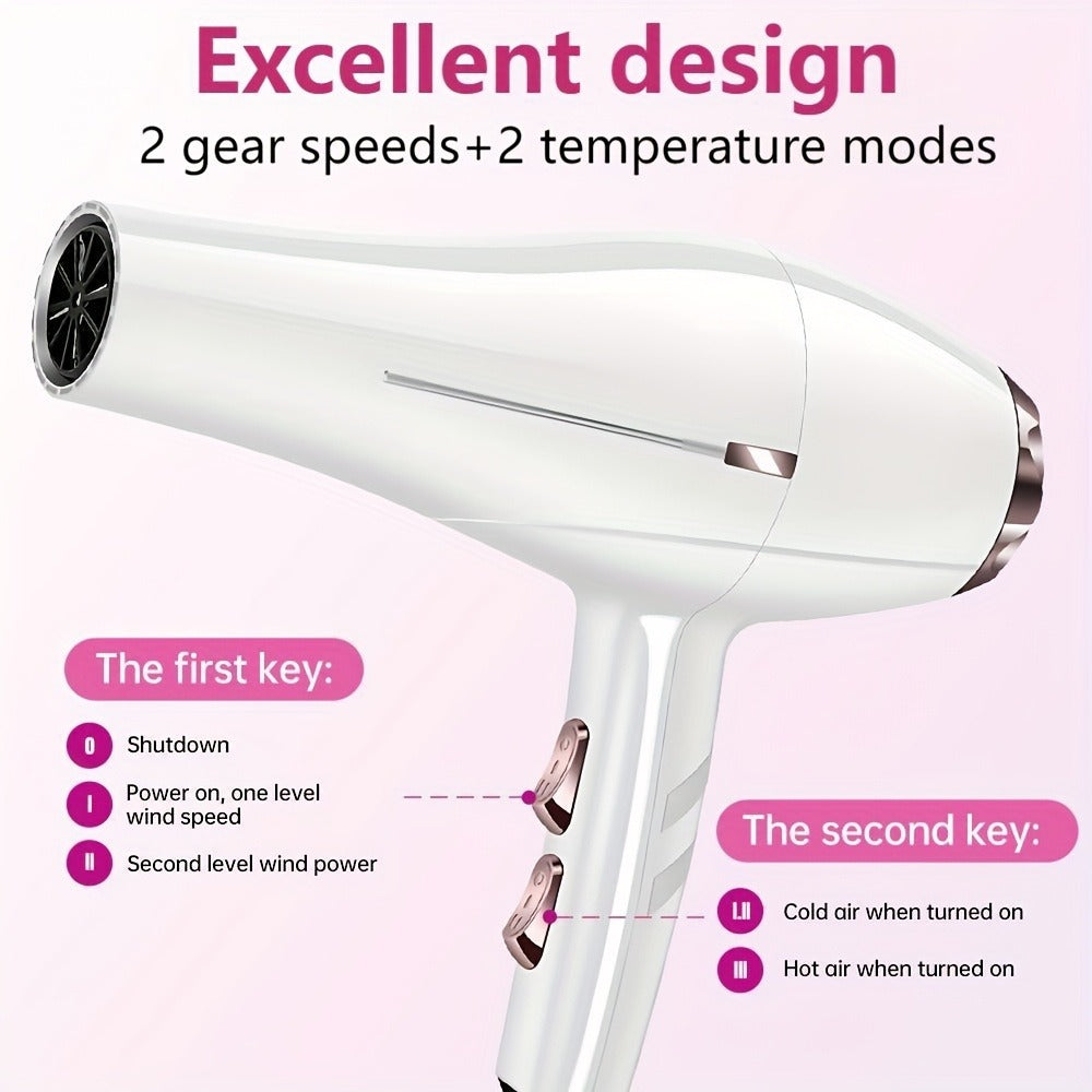 Handheld Hair Dryer with Six Color and Accessory-Package Selections, Rear Intake and Inline Plug Control — image 13