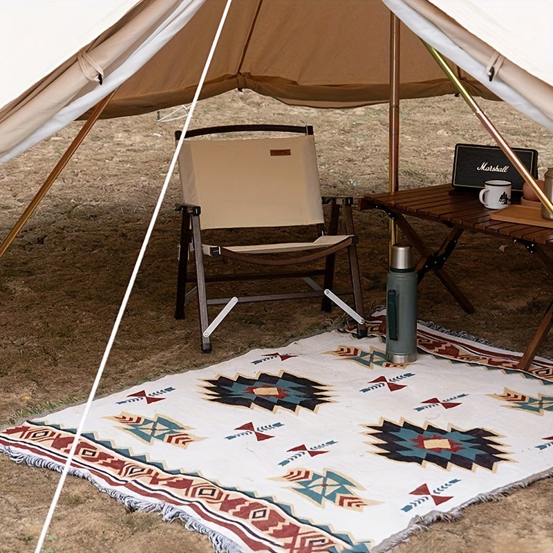 Picnic Blanket Bohemian | Camping Mat Tablecloth Sofa Blanket Indoor Outdoor Universal Carpet — image 5