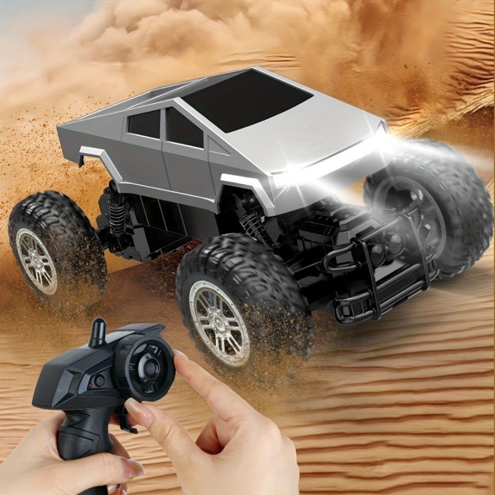 1:16 RC Monster Truck 2.4GHz 4WD Large Wheel Off-Road Pickup with LED Lights 45° Climb, Remote Control Car for Boys Kids — im