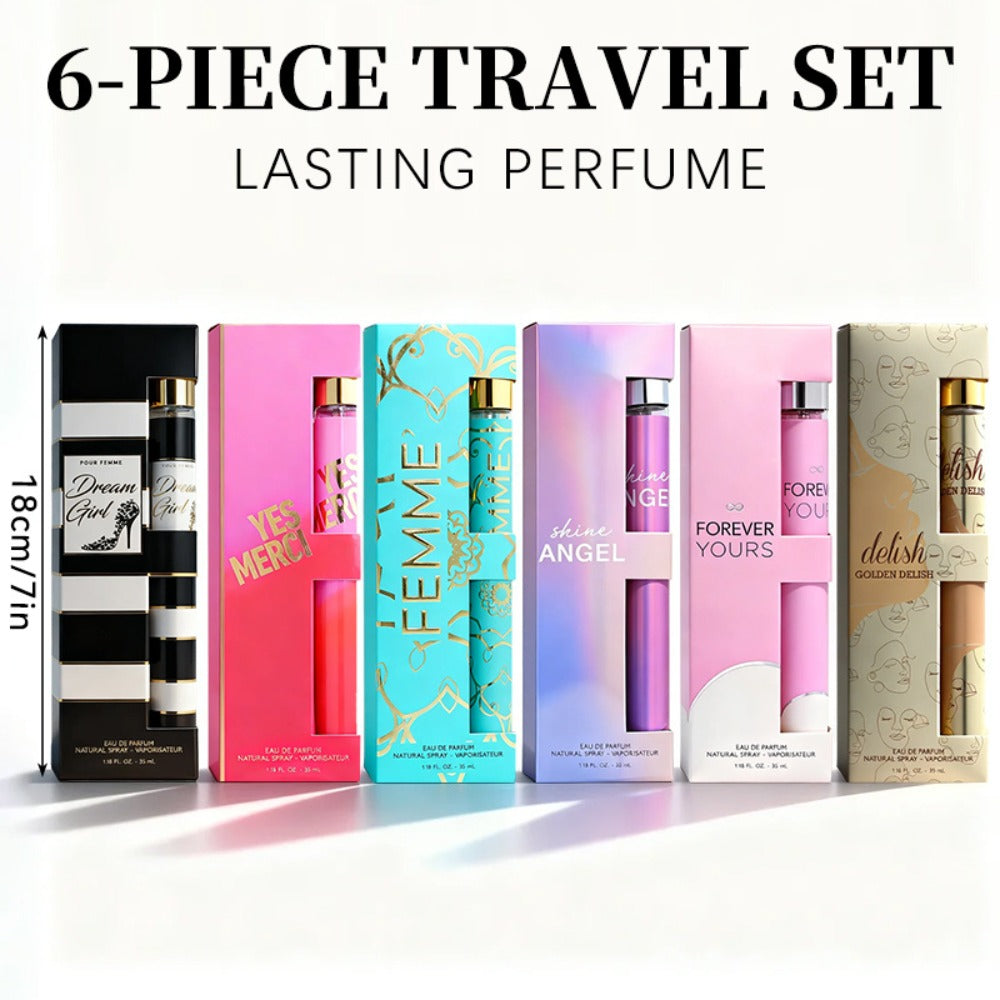 Women's Perfume Set Travel Size - 6 Piece Eau de Parfum Collection, Designer Fragrance Sampler Gift Set for Her — image 4