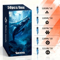 Tattoo Cartridge Needles with Blue Whale Label, 50-Piece Round Liner Pack Across 5 RL Models — image 8
