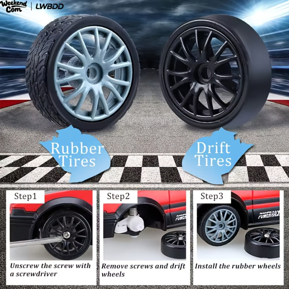 RC Drift Car 1:24 Scale 4WD High Speed Drifting Remote Control Sports Car for Adults Teens Boys Girls — image 13