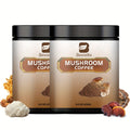Mushroom Coffee Powder 500g with Reishi Cordyceps Lion's Mane Chaga & Turkey Tail for Bath Time, Home Spa and Personal Care —