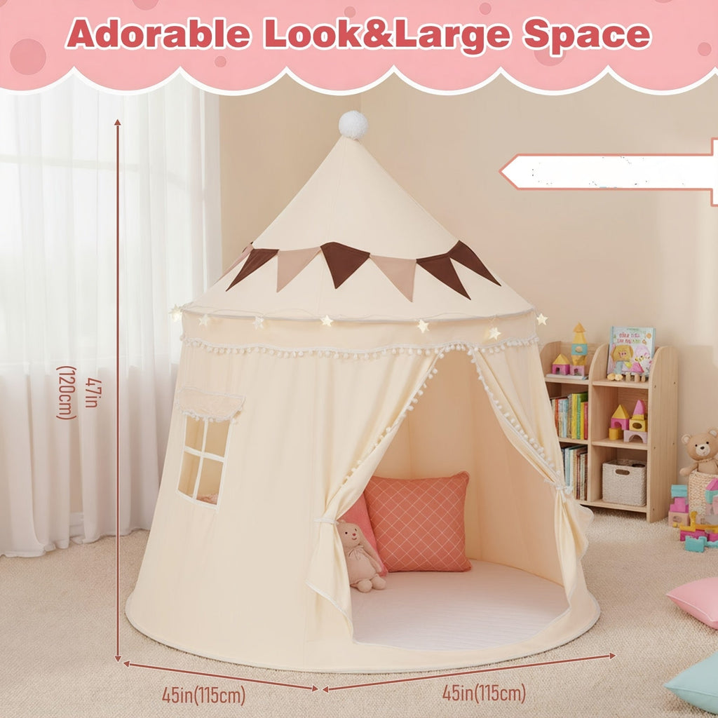 Pop-Up Dome Pet Tent in Three Colors with Basic or Mat, Star Lights and Flag Accessory Options — image 2