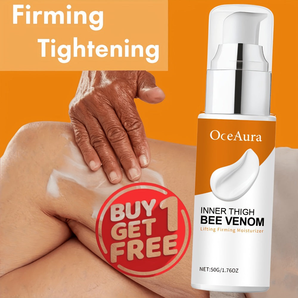 Body Cream OxeAura 50g Pump Bottles in Two- or Four-Piece Options with Bee Venom for Inner Thigh Application — image 1