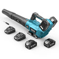Cordless Leaf Blower 780CFM 40V Brushless, Seesii with 2x4000mAh Batteries & 2 Chargers, Turbo Button — image 1