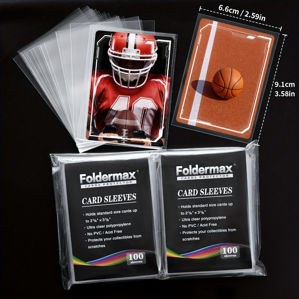 Penny Sleeves for Trading Cards 200/500/1000/2000 Pack – Premium Soft Card Sleeves for Baseball, TCG, Game Cards | Kids & Col