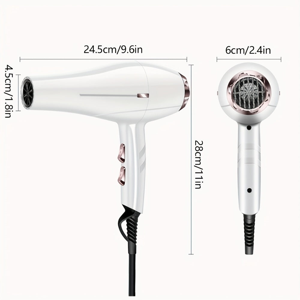 Handheld Hair Dryer with Six Color and Accessory-Package Selections, Rear Intake and Inline Plug Control — image 7